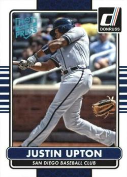 2015 Donruss - Hot Off The Press #52 Justin Upton Front