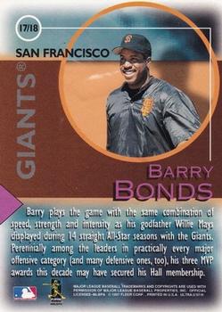 1997 Ultra - Fame Game #17 Barry Bonds Back