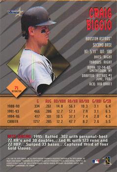 1997 Bowman's Best - Refractors #71 Craig Biggio Back