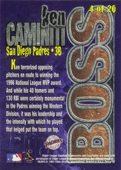 1997 Circa - Super Boss #4 Ken Caminiti Back