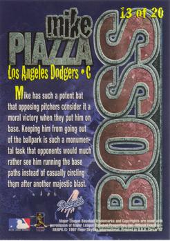 1997 Circa - Super Boss #13 Mike Piazza Back