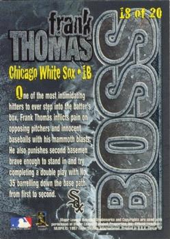 1997 Circa - Super Boss #18 Frank Thomas Back