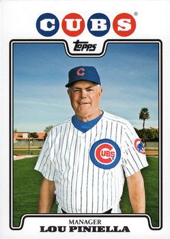2008 Topps Gift Sets Chicago Cubs #1 Lou Piniella Front