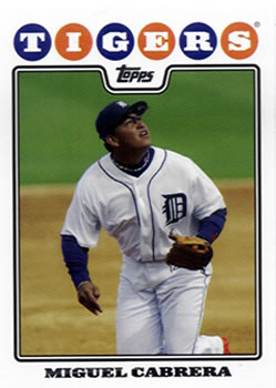 2008 Topps Gift Sets Detroit Tigers #8 Miguel Cabrera Front