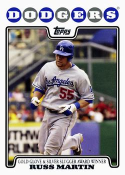 2008 Topps Gift Sets Los Angeles Dodgers #2 Russell Martin Front