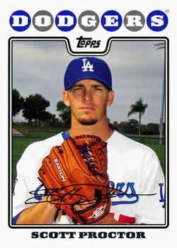 2008 Topps Gift Sets Los Angeles Dodgers #14 Scott Proctor Front