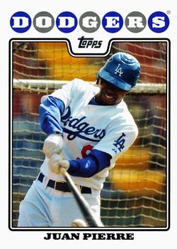 2008 Topps Gift Sets Los Angeles Dodgers #20 Juan Pierre Front