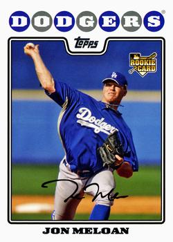 2008 Topps Gift Sets Los Angeles Dodgers #33 Jonathan Meloan Front
