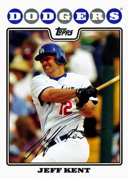 2008 Topps Gift Sets Los Angeles Dodgers #52 Jeff Kent Front