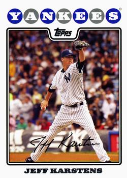2008 Topps Gift Sets New York Yankees #54 Jeff Karstens Front