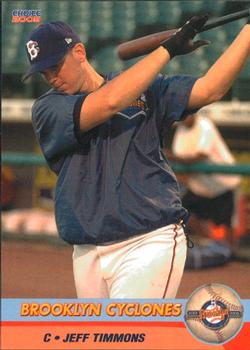 2005 Choice Brooklyn Cyclones #33 Jeff Timmons Front