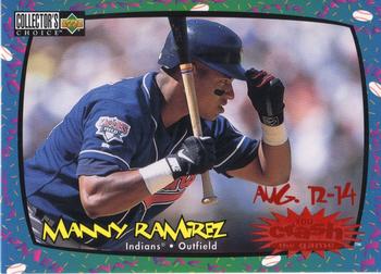 1997 Collector's Choice - You Crash the Game #CG11 Manny Ramirez Front