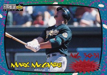 1997 Collector's Choice - You Crash the Game #CG24 Mark McGwire Front
