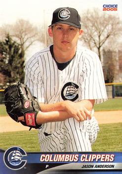 2005 Choice Columbus Clippers #01 Jason Anderson Front