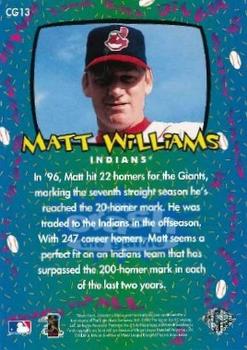 1997 Collector's Choice - You Crash the Game Exchange #CG13 Matt Williams Back