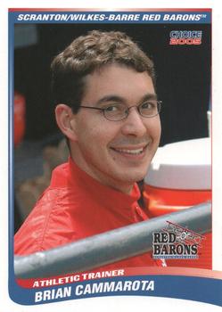 2005 Choice Scranton/Wilkes-Barre Red Barons #04 Brian Cammarota Front