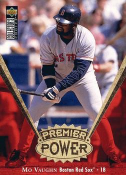 1997 Collector's Choice - Premier Power Gold #PP8 Mo Vaughn Front