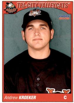 2005 Choice Tri-City ValleyCats #22 Andrew Kroeker Front