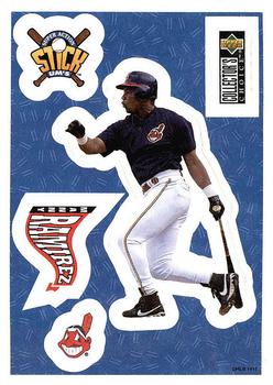 1997 Collector's Choice - Stick'Ums (Retail) #NNO Manny Ramirez Front