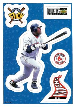 1997 Collector's Choice - Stick'Ums (Retail) #NNO Mo Vaughn Front
