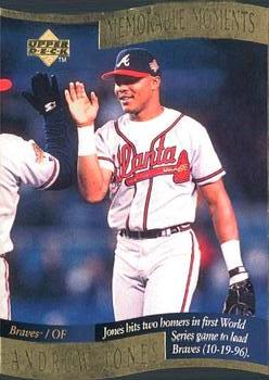 1997 Collector's Choice - Memorable Moments #1 Andruw Jones Front