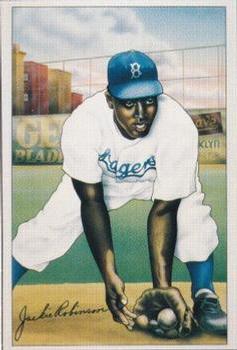 1988 Baseball Cards Magazine Repli-cards #1 Jackie Robinson Front