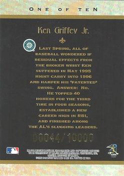 1997 Donruss - Diamond Kings Canvas #1 Ken Griffey Jr. Back