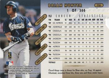 1997 Donruss - Press Proofs Gold #116 Brian Hunter Back