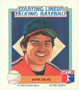 1988 Parker Bros. Starting Lineup Talking Baseball Chicago White Sox #11 Mark Salas Front