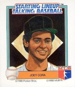 1988 Parker Bros. Starting Lineup Talking Baseball San Diego Padres #18 Joey Cora Front