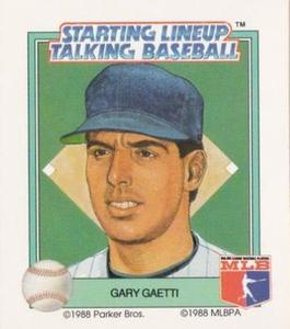 1988 Parker Bros. Starting Lineup Talking Baseball Minnesota Twins #14 Gary Gaetti Front