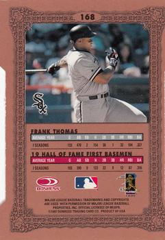 1997 Donruss Preferred - Cut to the Chase #168 Frank Thomas Back