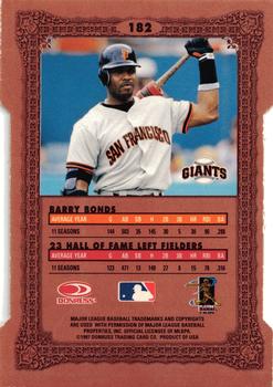 1997 Donruss Preferred - Cut to the Chase #182 Barry Bonds Back