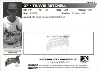 2006 Choice Johnson City Cardinals #21 Travis Mitchell Back