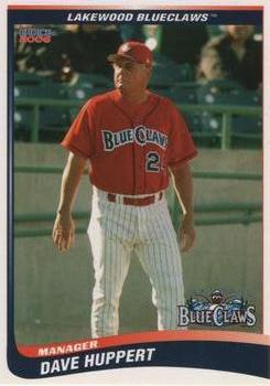 2006 Choice Lakewood BlueClaws #26 Dave Huppert Front