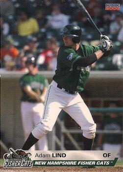 2006 Choice New Hampshire Fisher Cats #1 Adam Lind Front