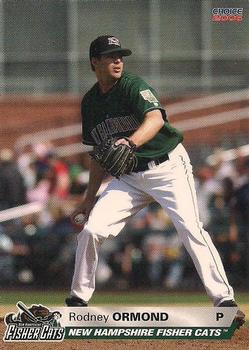 2006 Choice New Hampshire Fisher Cats #21 Rodney Ormond Front