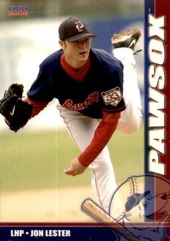 2006 Choice Pawtucket Red Sox #1 Jon Lester Front
