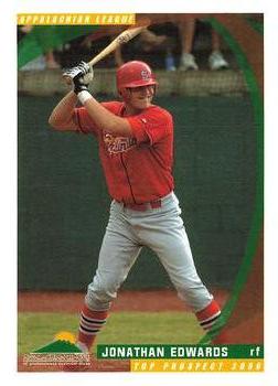 2006 Grandstand Appalachian League Top Prospects #NNO Jonathan Edwards Front