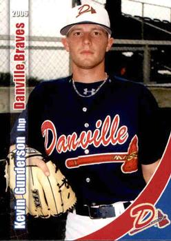 2006 Grandstand Danville Braves #19 Kevin Gunderson Front