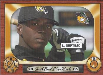 2006 Grandstand South Bend Silver Hawks #NNO Leyson Septimo Front