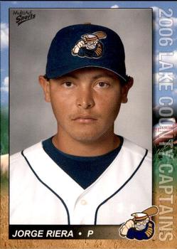 2006 MultiAd Lake County Captains #22 Jorge Riera Front