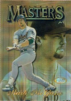 1997 Finest - Embossed Refractor #155 Mark McGwire Front