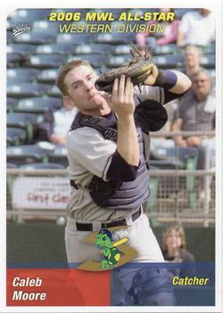 2006 MultiAd Midwest League All-Stars Western Division #27 Caleb Moore Front