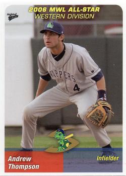 2006 MultiAd Midwest League All-Stars Western Division #29 Andrew Thompson Front