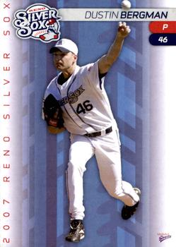 2007 MultiAd Reno Silver Sox #2 Dustin Bergman Front