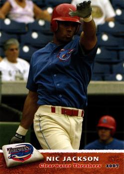 2007 Grandstand Clearwater Threshers #NNO Nic Jackson Front