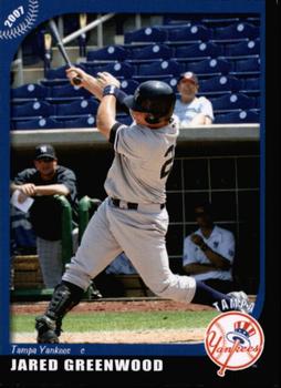 2007 Grandstand Tampa Yankees #NNO Jared Greenwood Front
