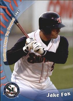 2007 Grandstand Southern League Top Prospects #5 Jake Fox Front