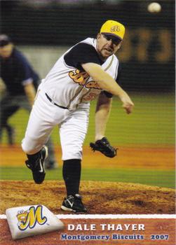 2007 Grandstand Montgomery Biscuits #28 Dale Thayer Front